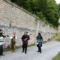 Les Ménétriers de Meskañ aux Médiévales de Dontaine Guérard 5 juin 22