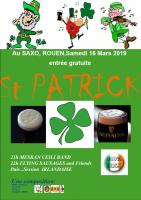 Meska Ceili Band au pub le SAXO à Rouen pour la Saint Patrick