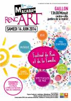 MACADAM RENC'ART samedi 14 juin 2014 MESKAÑ sera de la fête à Gaillon