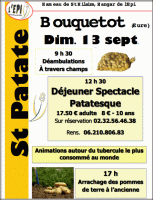 Ils ont fêté Sainte Patate le 13 septembre 2016